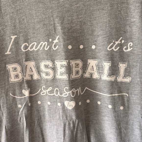 I Can’t….It’s Baseball season short sleeve t-shirt size small - Picture 2 of 3